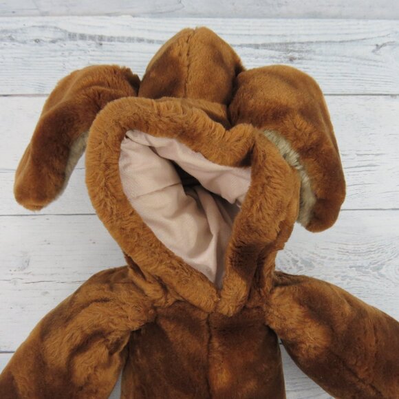 Vtg Heritage Collection Wrinkles Dog Hand Puppet 18" Plush Stuffed Animal Outfit - Picture 6 of 16